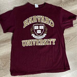 Harvard University Shirt Maroon